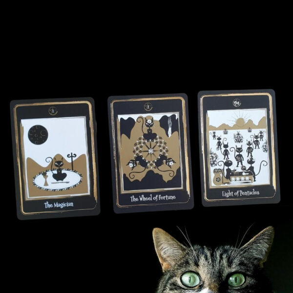 Golden Black Cat Tarot 10