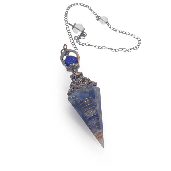 Con lac cam xa Hexagonal Rumble Crystal – Lapis Lazuli