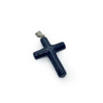 Divine Cross Pendant – Black Obsidian 2