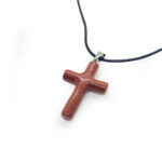 Divine Cross Pendant – Red Sandstone 1