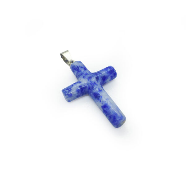Divine Cross Pendant – Sodalite 2