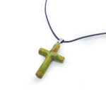 Divine Cross Pendant – Unakite Jasper 1