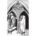 Black and White Rider Waite Tarot Deck 6
