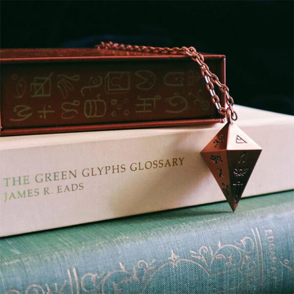 Green Glyphs Pendulum 5