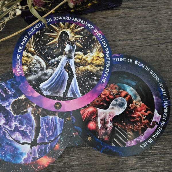 Cosmic Wealth Codes Affirmation Deck 7