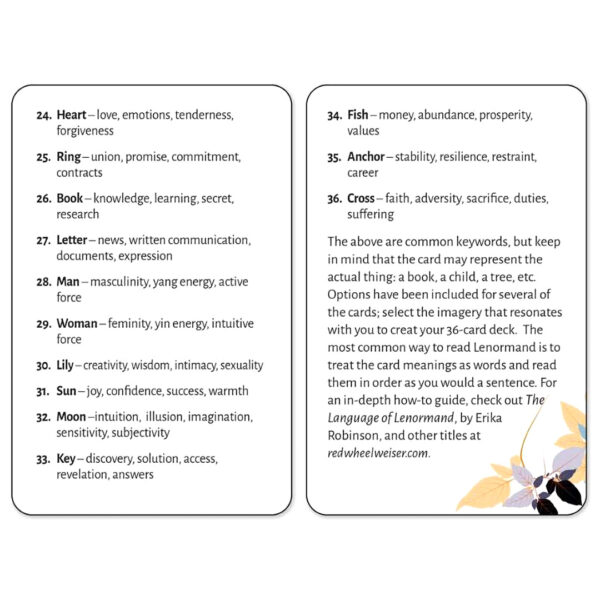 Pocket Lenormand 8