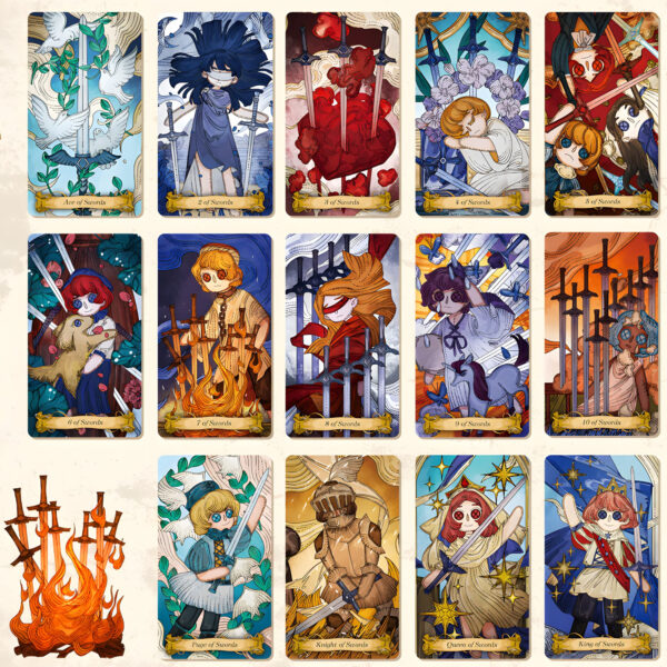 Cloth Doll Tarot 5