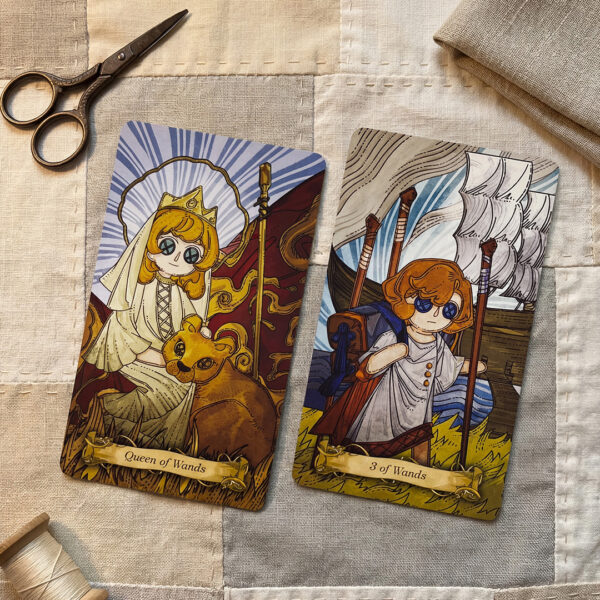 Cloth Doll Tarot 9