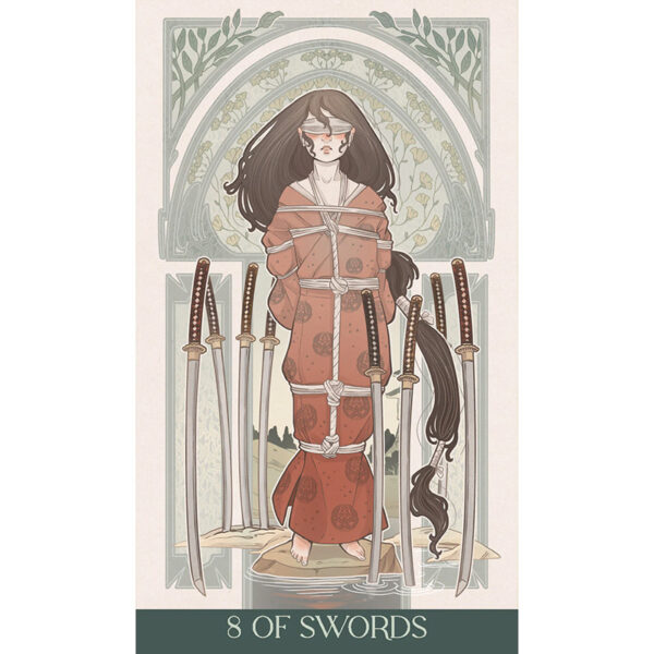 Japanese Art Nouveau Tarot 13
