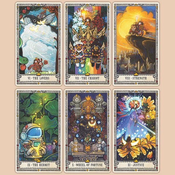 Love and Courage Quest Tarot – Holographic Edition 3